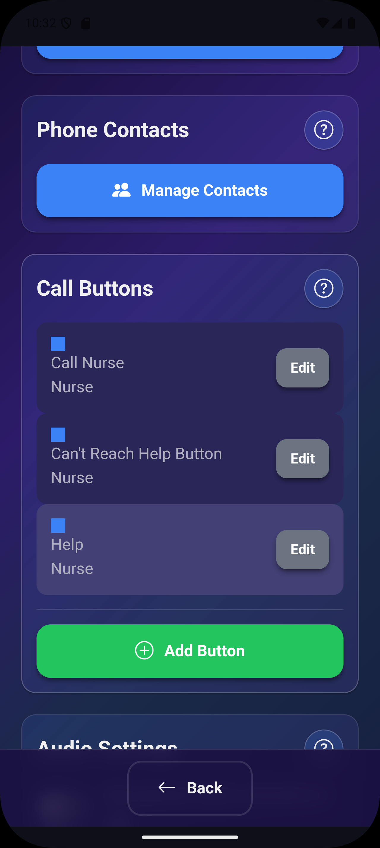 SignalButton contact management