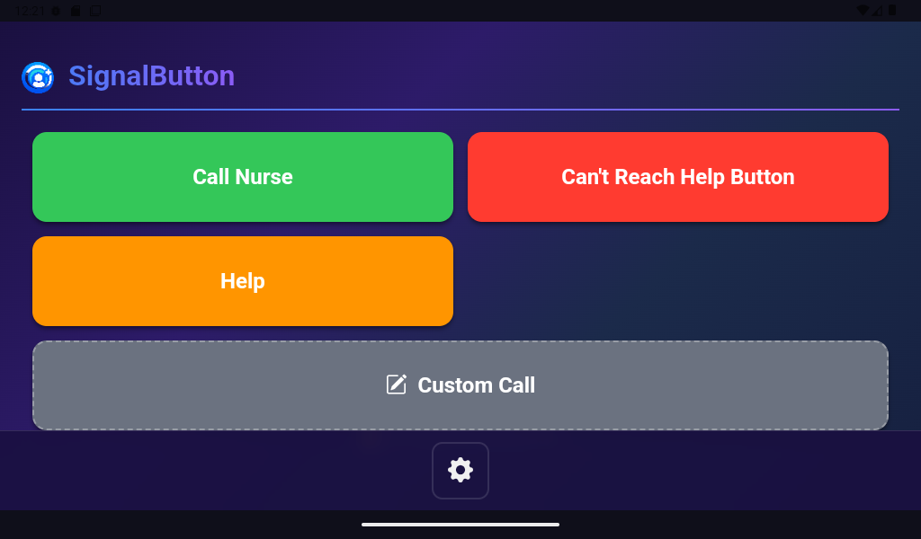 SignalButton settings